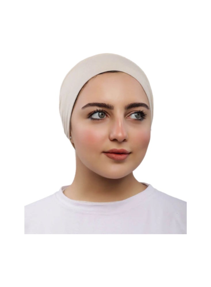 بندانة حجاب سوري بلمسة قطنية ناعمة - متعددة الألوان - Image 1